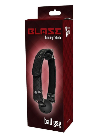 Черный кляп-шарик BALL GAG DIAMOND Черный кляп-шарик BALL GAG DIAMOND
