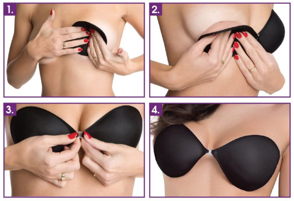 Бюстгальтер силиконовый самоклеящийся без бретелек Бюстгальтер силиконовый самоклеящийся без бретелек