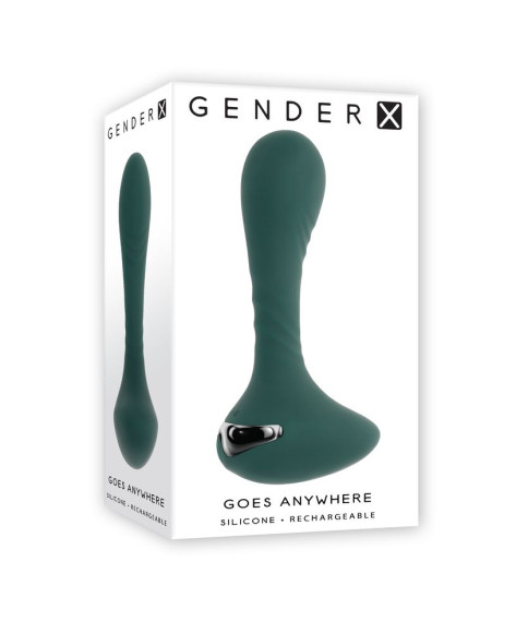 Изумрудный вибромассажёр простаты Goes Anywhere - 12,3 см. Изумрудный вибромассажёр простаты Goes Anywhere - 12,3 см.