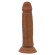 Коричневый фаллоимитатор с подвижной кожей Quentin - 18,4 см. Коричневый фаллоимитатор с подвижной кожей Quentin - 18,4 см.