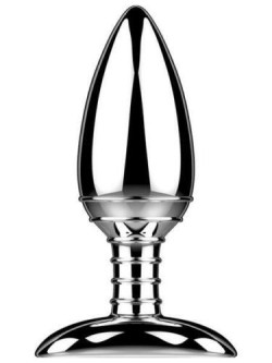 Металлическая анальная вибропробка Cestos - 10,8 см. Металлическая анальная вибропробка Cestos - 10,8 см.