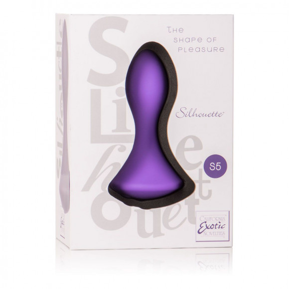 Перезаряжаемый фиолетовый вибромассажер Silhouette S5 - 10,25 см. Перезаряжаемый фиолетовый вибромассажер Silhouette S5 - 10,25 см.