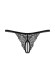 Кружевные трусики-стринг с разрезиком