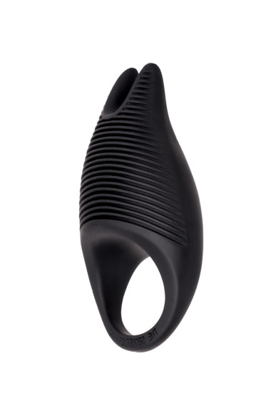 Чёрное эрекционное виброкольцо Erotist из силикона Чёрное эрекционное виброкольцо Erotist из силикона