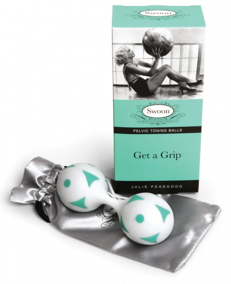 Вагинальные шарики GET A GRIP SILICONE JIGGLE BALLS Вагинальные шарики GET A GRIP SILICONE JIGGLE BALLS