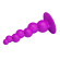 Рельефная лиловая елочка Booty Passion с присоской - 15 см.
