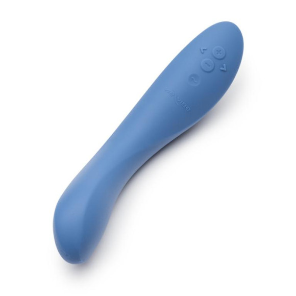 Голубой изогнутый вибромассажер We-Vibe Rave 2 - 21,7 см. Голубой изогнутый вибромассажер We-Vibe Rave 2 - 21,7 см.