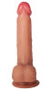 Телесный реалистичный фаллоимитатор из двухслойного силикона - 21,5 см. Телесный реалистичный фаллоимитатор из двухслойного силикона - 21,5 см.