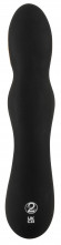 Черный вибратор-электростимулятор для точки G - 20,2 см. Черный вибратор-электростимулятор для точки G - 20,2 см.