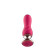 Розовый мини-вибратор Mini Vibrator с пультом ДУ - 12,5 см.