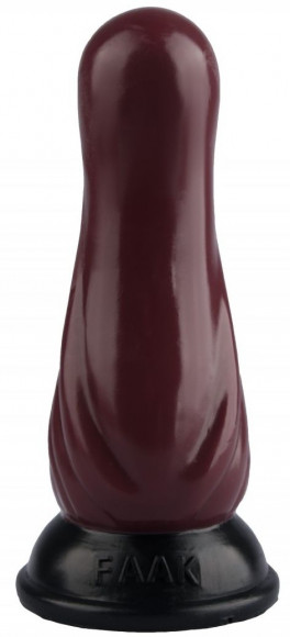 Коричневая анальная втулка с круглой головкой - 17,5 см. Коричневая анальная втулка с круглой головкой - 17,5 см.