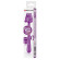 Фиолетовый универсальный гибкий вибратор - 13,3 см. Фиолетовый универсальный гибкий вибратор - 13,3 см.