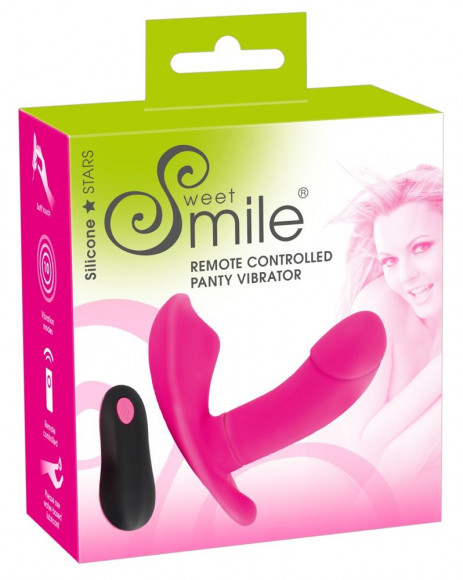 Розовый вибромассажер RC Panty Vibrator со стимулятором клитора Розовый вибромассажер RC Panty Vibrator со стимулятором клитора
