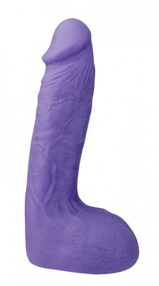 Фиолетовый фаллоимитатор-массажер XSKIN 7 PVC DONG - 18 см. Фиолетовый фаллоимитатор-массажер XSKIN 7 PVC DONG - 18 см.