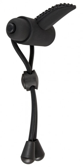 Чёрно лассо на пенис BLACK VELVETS с вибрацией Чёрно лассо на пенис BLACK VELVETS с вибрацией