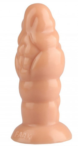 Телесная фантазийная пробка - 18,5 см. Телесная фантазийная пробка - 18,5 см.