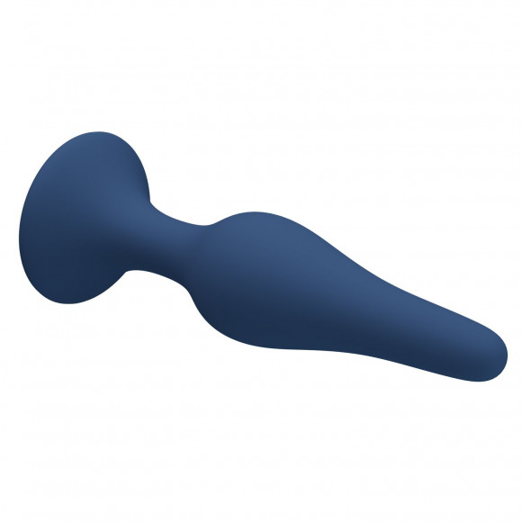 Синяя анальная пробка Slim Anal Plug L - 12,4 см. Синяя анальная пробка Slim Anal Plug L - 12,4 см.