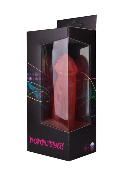 Гелевый фаллоимитатор №26 с присоской - 21 см. Гелевый фаллоимитатор №26 с присоской - 21 см.