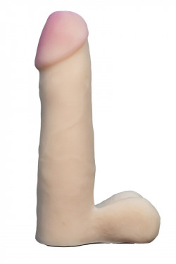 Телесная насадка Harness из неоскин с мошонкой - 17 см. Телесная насадка Harness из неоскин с мошонкой - 17 см.