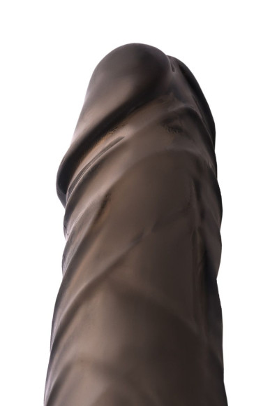 Дымчатая закрытая насадка с подхватом и анальным стимулятором Дымчатая закрытая насадка с подхватом и анальным стимулятором