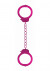 Розовые оковы на ноги Pleasure Legcuffs