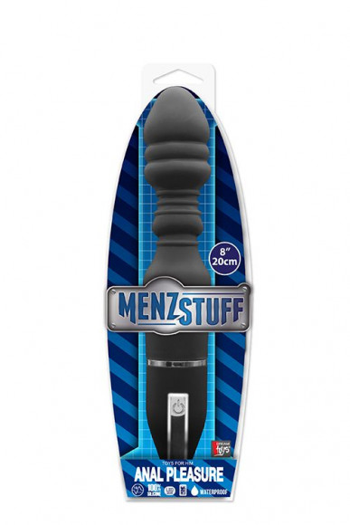 Чёрный анальный вибратор MENZSTUFF ANAL PLEASURE VIBE - 20 см. Чёрный анальный вибратор MENZSTUFF ANAL PLEASURE VIBE - 20 см.