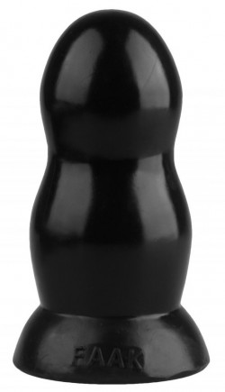 Черная гладкая анальная втулка - 15,5 см. Черная гладкая анальная втулка - 15,5 см.
