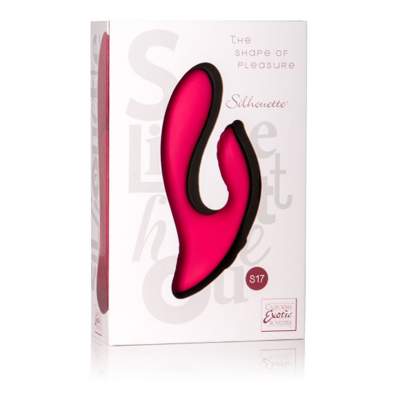 Красный перезаряжаемый вибратор со стимуляцией клитора Silhouette S17 Красный перезаряжаемый вибратор со стимуляцией клитора Silhouette S17