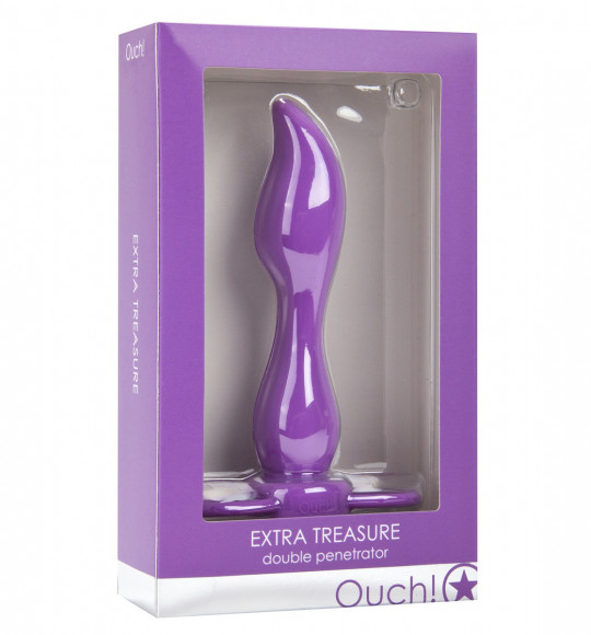 Фиолетовая насадка на пенис Extra Treasure