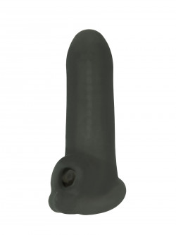 Черный фаллоудлинитель Striker - 13,5 см. Черный фаллоудлинитель Striker - 13,5 см.