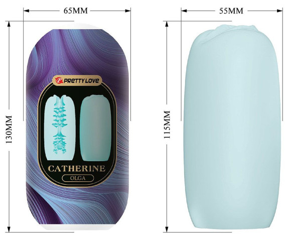 Голубой мастурбатор-вагина Olga