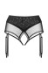 Эротические трусики-пояс для чулок Pliability с высокой посадкой