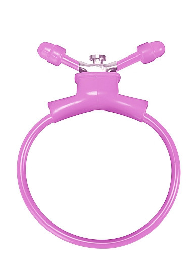 Розовое утягивающее лассо Adjustable Cockring Розовое утягивающее лассо Adjustable Cockring