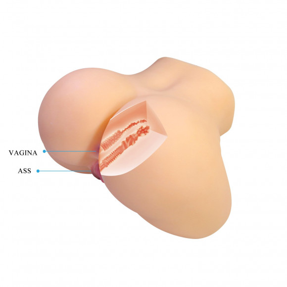 Телесный мастурбатор Liora с 2 любовными тоннелями Телесный мастурбатор Liora с 2 любовными тоннелями