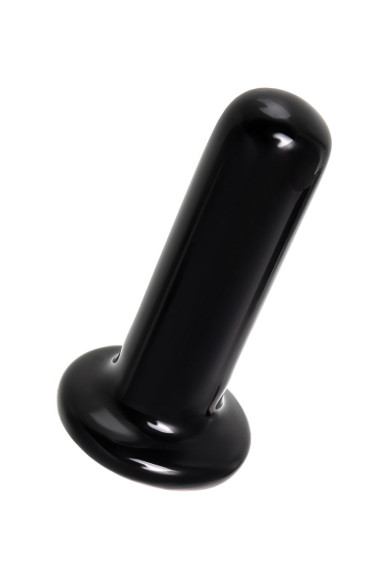 Черный стеклянный мини-вибратор - 10 см. Черный стеклянный мини-вибратор - 10 см.