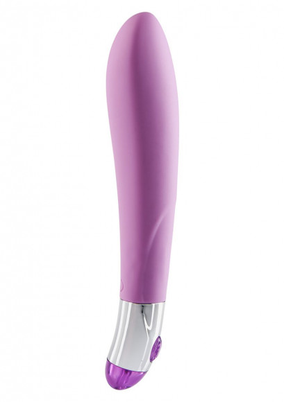 Лиловый вибратор Lovely Vibes Elegant - 18,5 см. Лиловый вибратор Lovely Vibes Elegant - 18,5 см.