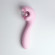 Розовый вибромассажёр с деликатными токами