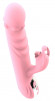 Розовый вибратор-кролик Ava - 21,9 см. Розовый вибратор-кролик Ava - 21,9 см.