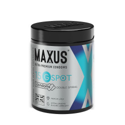 Гладкие презервативы Maxus G spot с двойной спиралью - 15 шт. Гладкие презервативы Maxus G spot с двойной спиралью - 15 шт.