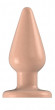 Бежевый анальный стимулятор Bottom Line Model 2 - 10,5 см. Бежевый анальный стимулятор Bottom Line Model 2 - 10,5 см.
