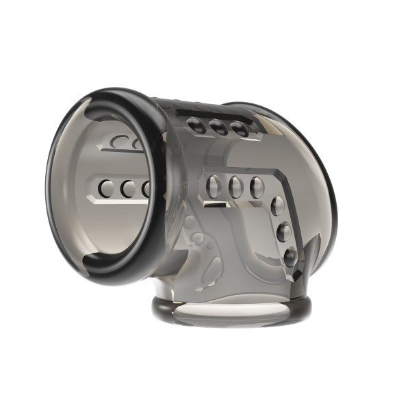 Дымчатая насадка на пенис и мошонку