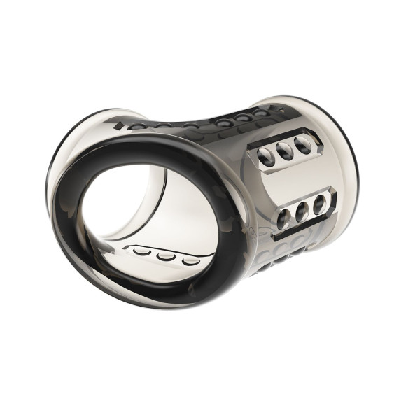 Дымчатая насадка на пенис и мошонку