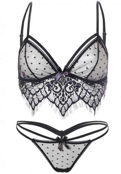 Комплект с лифом и стрингами BRA TOP, CHANTILLY LACE STRING