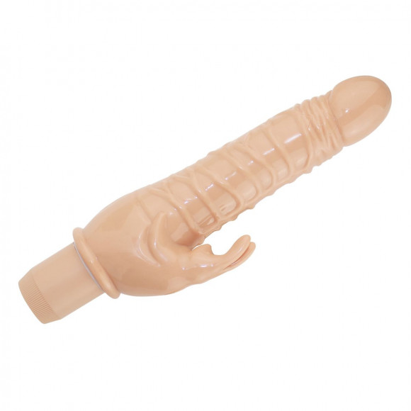 Телесный вибратор-кролик Penetrator Climbing Rabbit 7.5  - 19 см.