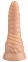 Телесный фигурный анальный фаллоимитатор - 20,5 см. Телесный фигурный анальный фаллоимитатор - 20,5 см.