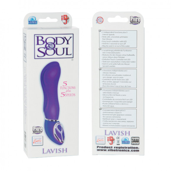 Вибратор Body & Soul Lavish Purple Вибратор Body & Soul Lavish Purple