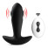 Черный массажер простаты с вибрацией, эффектом маятника и пультом ДУ Черный массажер простаты с вибрацией, эффектом маятника и пультом ДУ
