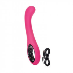 Розовый стимулятор G-точки Coco licious Rechargeable Wand - 21,5 см.