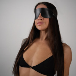 Однослойная закрытая маска из натуральной кожи Однослойная закрытая маска из натуральной кожи