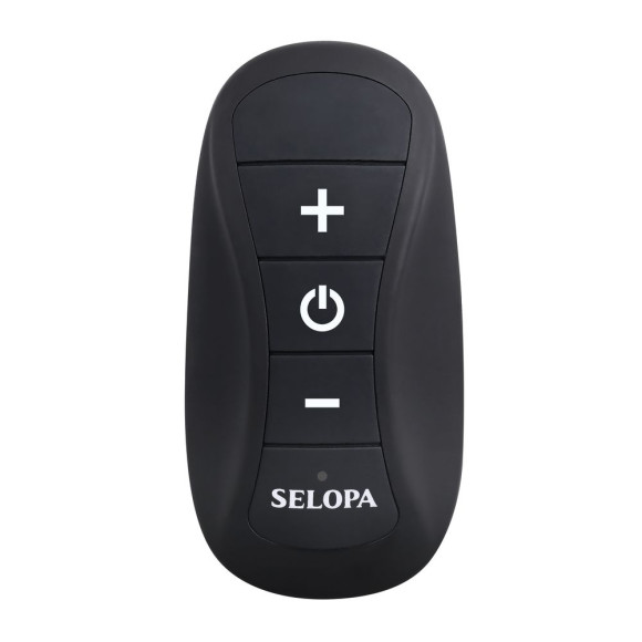 Черная анальная вибропробка с пультом ДУ Black Beauty - 11,3 см.